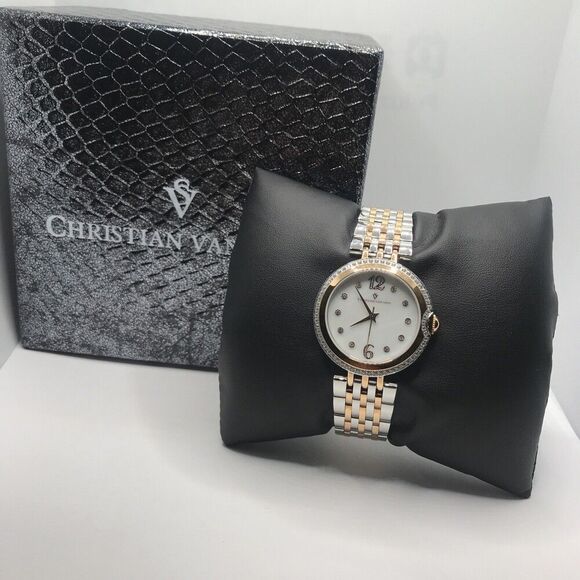 Christian Van Sant Jasmine CV1613 Women Stainless Steel Quartz Wristwatch VIA470 - Picture 1 of 11